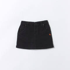 【認定リユース品】パワフルコットンストレッチ　エアパウダーピーチ　千鳥チェックスカート
