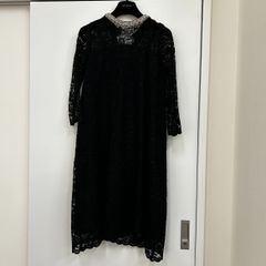 Diagram ダイアグラム レース刺繍 ワンピース ドレス ブラック　【252587410】MGA1374