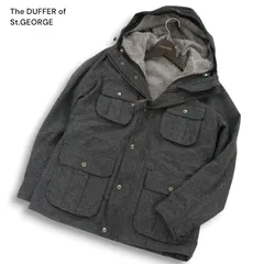 The DUFFER of ST.GEORGE ダファー 秋冬 ボア ライナー ベスト★ ツイード マウンテンパーカー ジャケット Sz.M　メンズ