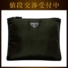 プラダ ポーチ カーキ グリーン LODEN ヴェラ MV6 小物入れ 美品