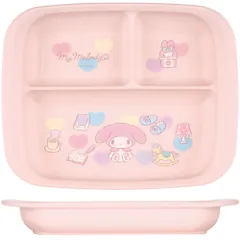 ☆ マイメロディ ☆ キャラクター ベビー用ＰＰ製ランチプレート ベビー食器 キャラクター ランチプレート 赤ちゃん 食器 仕切り皿 皿 お皿 すくいやすい SKATER スケーター XP7AG 抗菌加工 食洗機対応 電子レンジ対応 プラスチック 持ちやすい