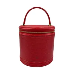 ルイヴィトン LOUIS VUITTON ハンドバッグ カンヌ バニティ M48037 エピレザー レッド レディース