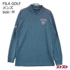 FILA GOLF フィラゴルフ ハイネック長袖Tシャツ ブルー系 M ［240001834520］#