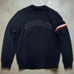 極美品】MONCLER スプリング クルーネックセーター ネイビー XL 春夏