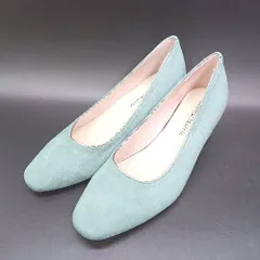 ◇ ⊂ Oriental Traffic オリエンタルトラフィック スエード パンプス サイズ38 グリーン系 レディース E  【1505290003032】