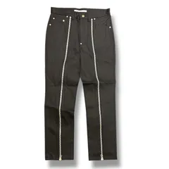 JOHN LAWRENCE SULLIVAN 　サリバン　ジップデニム　46 WASHED DENIM ZIPPED PANTS（デニムパンツ）｜JOHN LAWRENCE