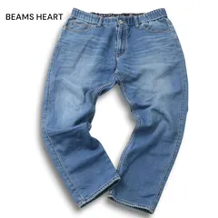BEAMS HEART ビームス ハート USED加工★ ストレッチ スウェット デニム パンツ ジーンズ Sz.L　メンズ