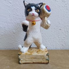 金剛力士像 猫の置物 陶器 仏像 - メルカリ
