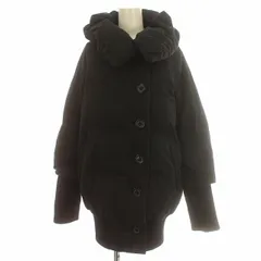 ダブルスタンダードクロージング ダブスタ DOUBLE STANDARD CLOTHING ダウンジャケット ショールカラー ダウンコート F 黒 ブラック /☆Gのサムネイル