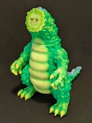 TOY FIELDS ゴーヤ怪獣 黄緑成型/緑/赤目のサムネイル