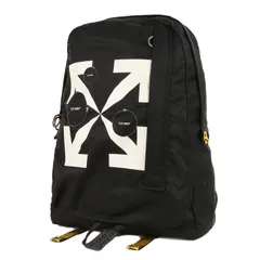 OFF-WHITE オフホワイト 20AW アローマーク ナイロン バックパック OMNB019F20FAB003 ブラック 黒 ONE SIZE イタリア製 ブランド カバン【メンズ】のサムネイル