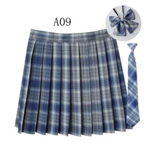 スカート スクールスカート 3点セット 蝶結び ネクタイ チェック柄 制服 プリーツスカート スカート JK ミニスカート 学生服 女子高生 コスプレ jianyue01