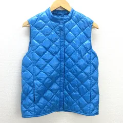 U■ユニクロ/UNIQLO ウルトラライトダウンベスト【XL】青/LADIES/k5【中古】■