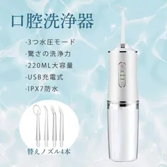 口腔洗浄器 歯垢除去 ウォーターフロス usb充電式 電動 ジェットウォッシャー 超音波 歯石取り 口腔ケア 携帯型 歯ブラシ 大容量 防水歯間洗浄機