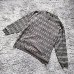 【LYLE&SCOTT】ライルアンドスコット  ポロシャツ【F】ヴィンテージ  一点もの  メンズ  グレー系  灰色【送料無料】のサムネイル