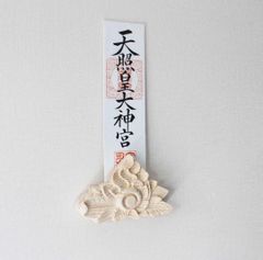 神棚 お札立て 神札立て 花 壁掛け モダン 浮き彫り 祭事 神様 神札 未使用
