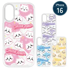 ちいかわ iPhone16 ケース クリア ハチワレ うさぎ モモンガ スマホ カバー カメラフレーム インナーシート付仕様 iPhone 2024 6.1inch ２眼 アイフォン 