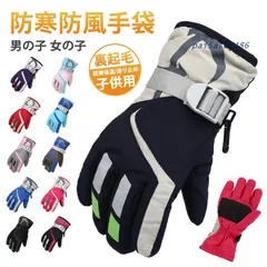 スキー 手袋 キッズ 裏起毛 厚手 防寒 裏ボア 女の子 防風 アウトドア 暖かい スノー手袋 雪遊び 保温 防水 登山 男の子 滑り止め pai5a789486