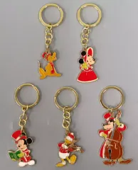 【中古】キーホルダー 集合 キーチェーンセット(5個セット) 「ディズニー・クリスマス2023」 東京ディズニーリゾート限定