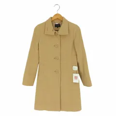 クイーンズコート QUEENS COURT アンゴラウール スタンドカラー Aラインコート レディース JPN：1 のサムネイル
