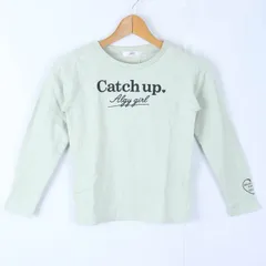 アルジー 長袖Ｔシャツ トップス グラフィックT 未使用品 キッズ 女の子用 XS(140)サイズ 薄緑 ALGY 【中古】