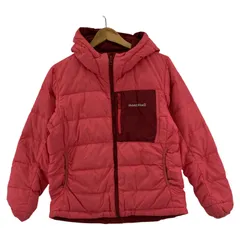 mont-bell モンベル リバーシブルダウンジャケット size150/ピンク/ボルドー