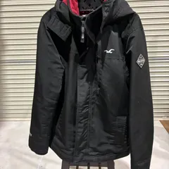 HOLLISTER ホリスター アウター ジャケット フード付き 黒 CALIFORNIA THE ALL-WEATHER COLLECTION Sサイズ MADE IN INDONESIA