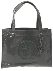 ARMANI JEANS アルマーニジーンズ エナメルトートバッグ グレーのサムネイル