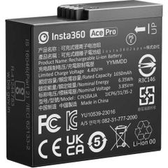 ＜ 新品 ＞Insta360 Ace / Ace Pro / CINSBAJA インスタサンロクマル 並行輸入品 バッテリー容量:1650mAh 電圧制限:4.40V