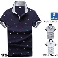 ポロシャツ POLO メンズ ゴルフウェア 柄 Tシャツ カジュアルシャツ ゴルフシャツ 夏新作 ペイズリー 鹿の子 半袖 アメカジ