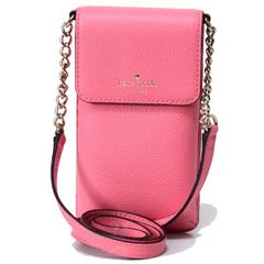 ケイトスペード スマホショルダー katespade ペブルレザー ラーチモント アベニュー クロスボディフォン ポーチ 斜めがけ ショルダーバッグ ピンク WIRU1014