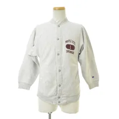 【CHAMPION】80s トリコタグ USA製 REVERSE WEAVE リバースウィーブ バックプリント スナップボタン スウェット長袖カーディガン