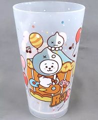 [중고] 머그컵·탕만 RJ(진) 클리어 텀블러 [이치반 복권 BT21 VAN PARK] D상