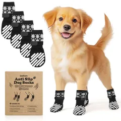 LOOBANI 犬 靴下 滑り止め 犬 滑り止め靴下 脱げにくい 老犬の介護