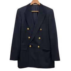 アクアスキュータム テーラードジャケット 紺ブレ 金ボタン ダブル【AFB26】