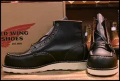 【未使用】レッドウィング 8849 (D) BLACK 7 / 25cm相当 REDWING - レッドウィング 8849 クロムエクセルレザー靴紐