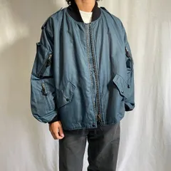 90sカナダ軍【ミリタリー ボア付フライト ボンバージャケット MA1】XL 多数のポケットが特徴！【カナダの軍服 】陸軍フライト