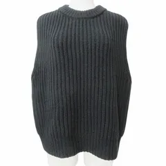 HYKE(ハイク) CREW NECK CROP TOPシルク混ニットベスト221 11260