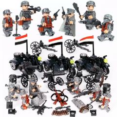 ブロックのおもちゃ レゴ互換 ミリタリーミニフィグシリーズ【ドイツ軍】 06