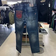 1点のみ‼️STAPLE ステイプル⚫︎パンツ　デニム　ダメージ　 ブルー
