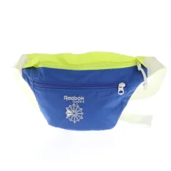 【中古】リーボック Reebok ナイロン ウエストバッグ ブルーxネオンイエロー【W37xH19xD5.5】【メンズ】のサムネイル