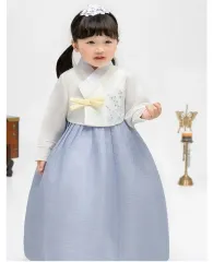 値下げ☆展示品チマチョゴリ女児用 327_チマチョゴリレンタル韓服化繊_バスト80～90cm_身長+靴高さ