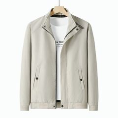 ジャケット ウィンドブレーカー メンズ 薄手 ライトジャケット スタンドカラー ジップアップ 立ち襟 秋服 カジュアルジャケッ min#