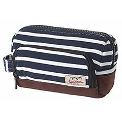 【中古】 エツミ ビデオカメラケース ヌーボーナタリーM ボーダーネイビー E-3487