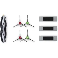 ECOVACS (エコバックス) 【抗菌性能付き】DEEBOT 交換用消耗品アクセサリーキット ロボット掃除機 消耗品 DKT060086