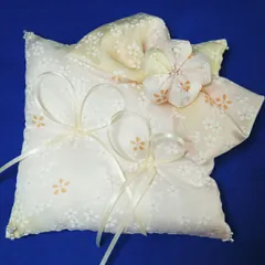 和風のリングピロー 花唄 完成品 結婚式 和装 和婚式のサムネイル