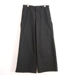 【中古A】Sasquatchfabrix. サスクワッチファブリックス L メンズ フレアパンツ FLARE SILHOUETTE SLACKS 24SS-PA9-016 黒 中古A 古着