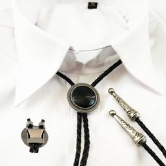 J524】ヴィンテージ シルバー ターコイズ コンチョ ループタイ - メルカリ