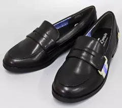 【中古】衣類 オクタヴィネル寮 ローファー ブラック×パープル Sサイズ(22.5-23cm) 「ディズニー ツイステッドワンダーランド×ABC-MART」