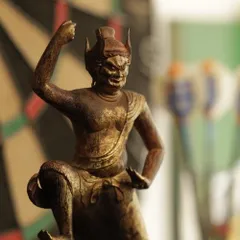 稀少 アンティーク 大峯山寺 吉野曼荼羅 蔵王権現曼荼羅 役行者 鬼 紙